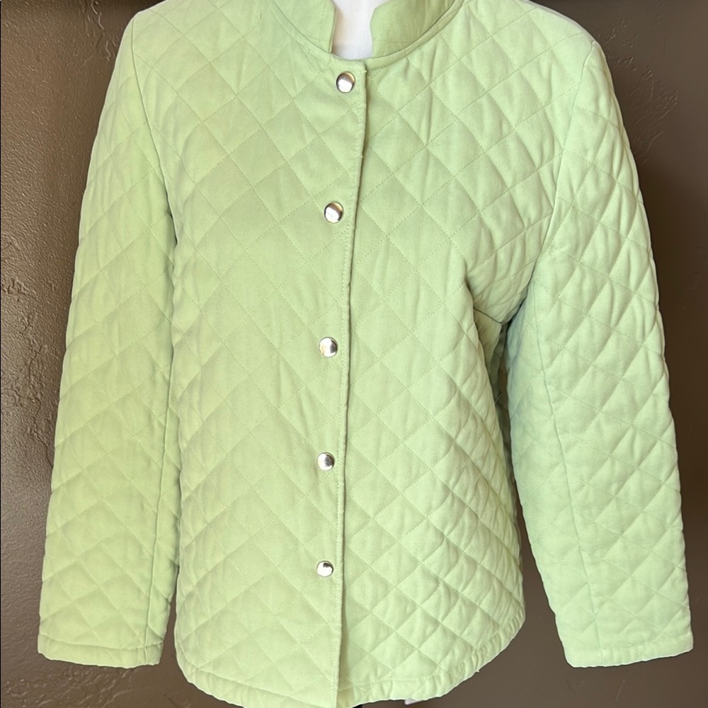 Briggs Chartreuse Quilted Jacket